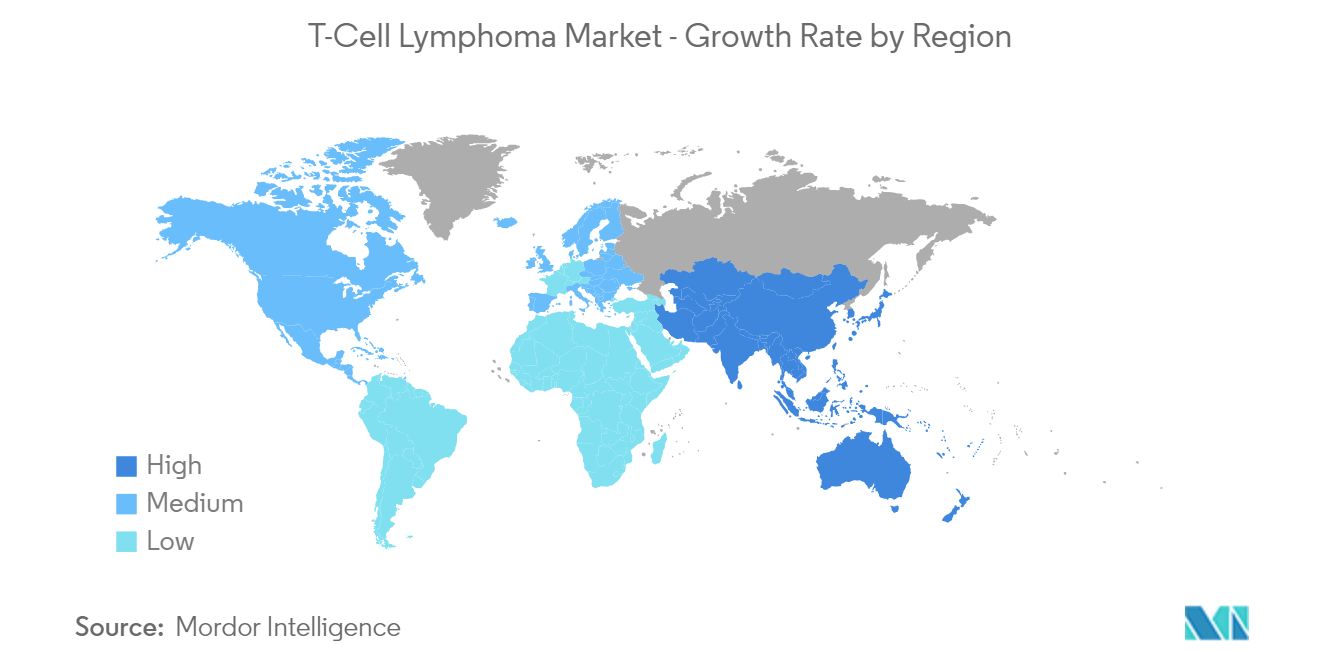 Global T-Cell Lymphoma Market Trends T-Cell Lymphoma Market : Growth Rate by Region