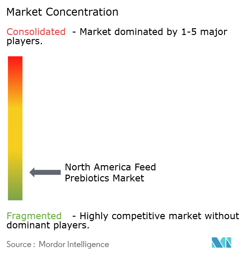 North America Feed Prebiotics Market Concentration