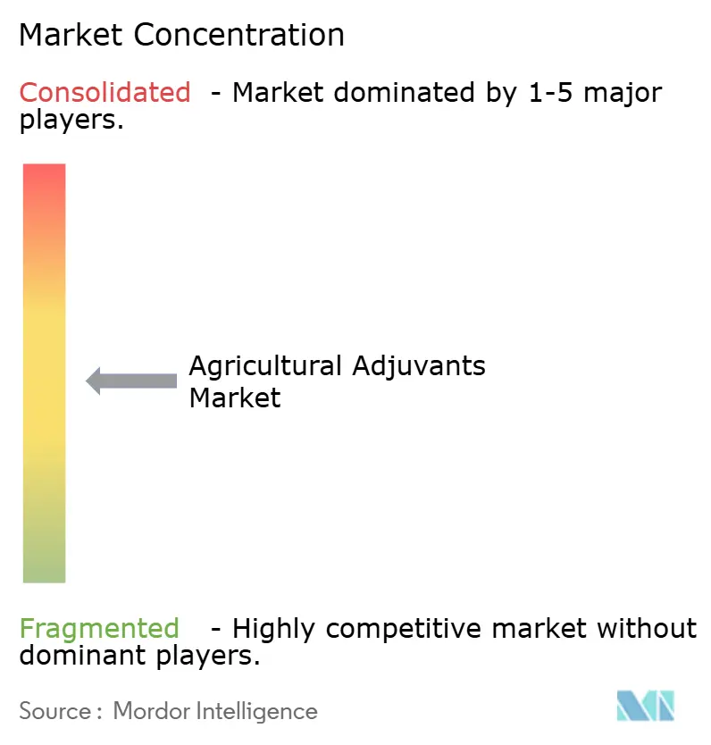 Agricultural Adjuvants Market Concentration