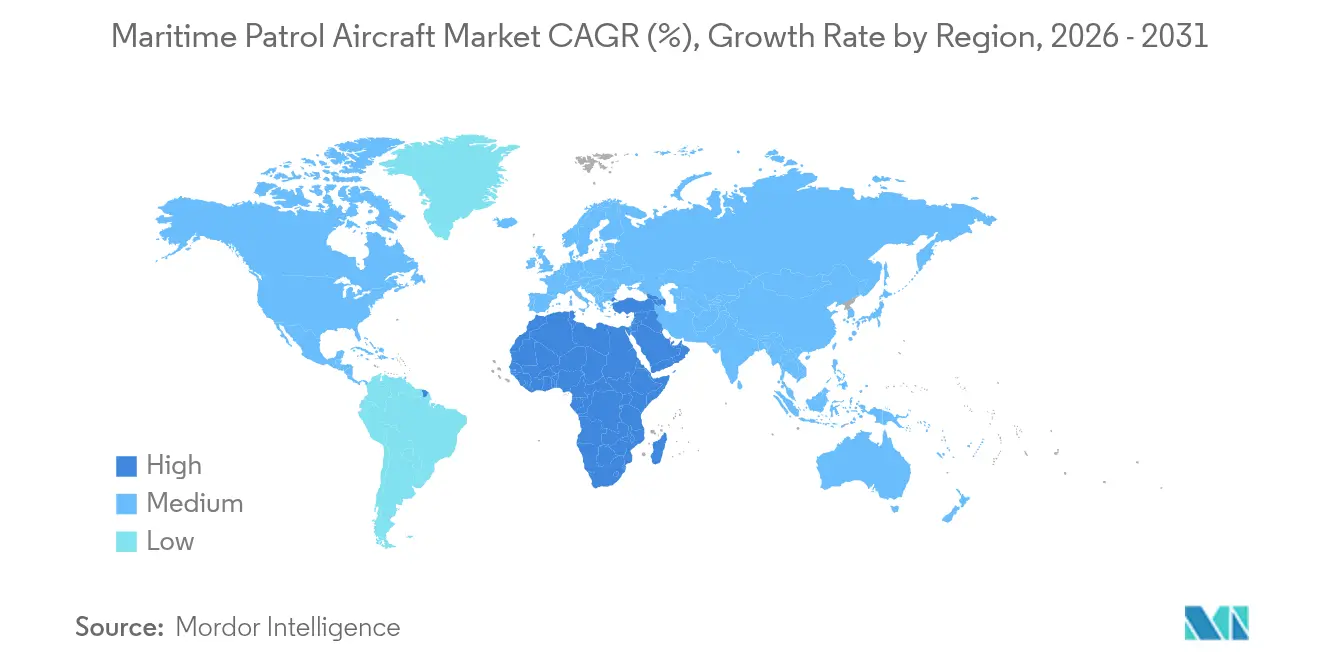 Maritime Patrol Aircraft Market Growth Rate by Region